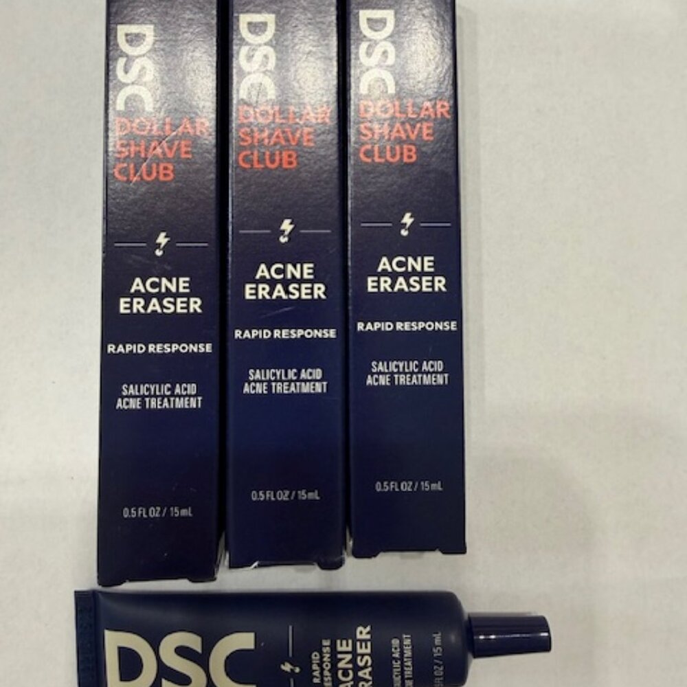 NEW Dollar Shave Club Acne Eraser Rapid Response - Set of 3